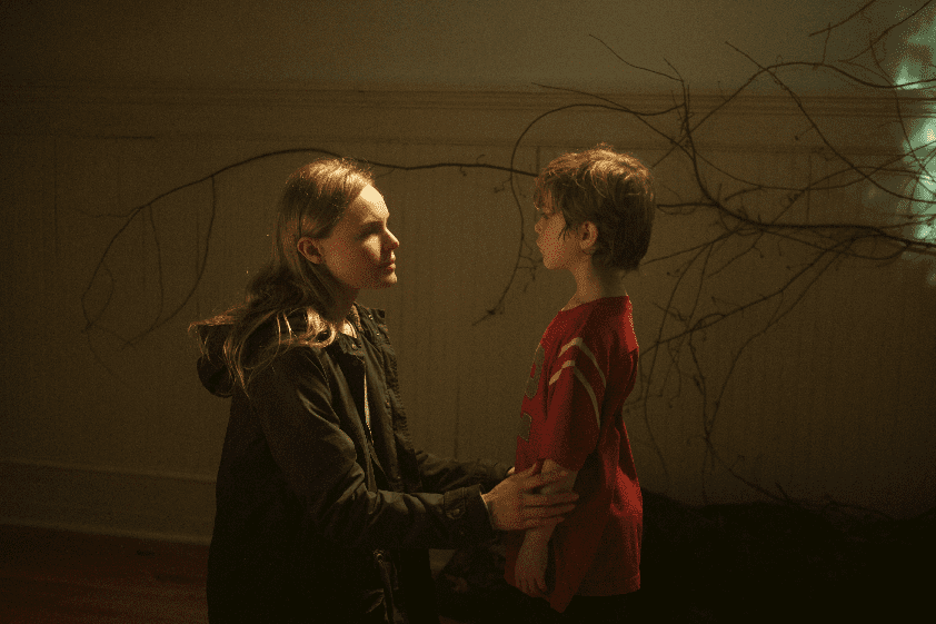 Jessie (Kate Bosworth) comforts Cody in "Before I Wake." (Cathay-Feris Films)