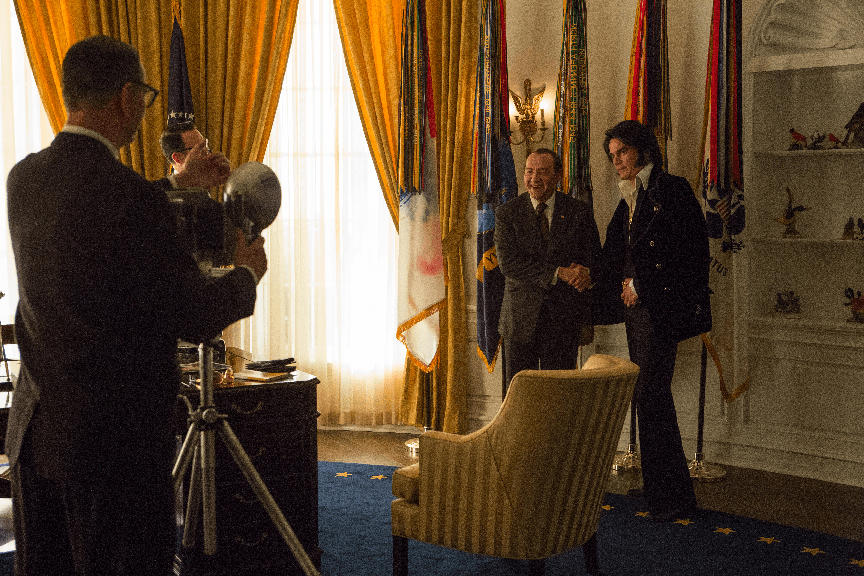 A historical moment in "Elvis and Nixon." (Cathay-Feris Films)