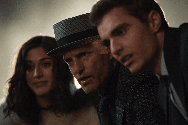 Lula May (Lizzy Caplan), Merritt McKinney (Woody Harrelson), and Jack Wilder (Dave Franco) in "Now You See Me 2." (Shaw Organisation)