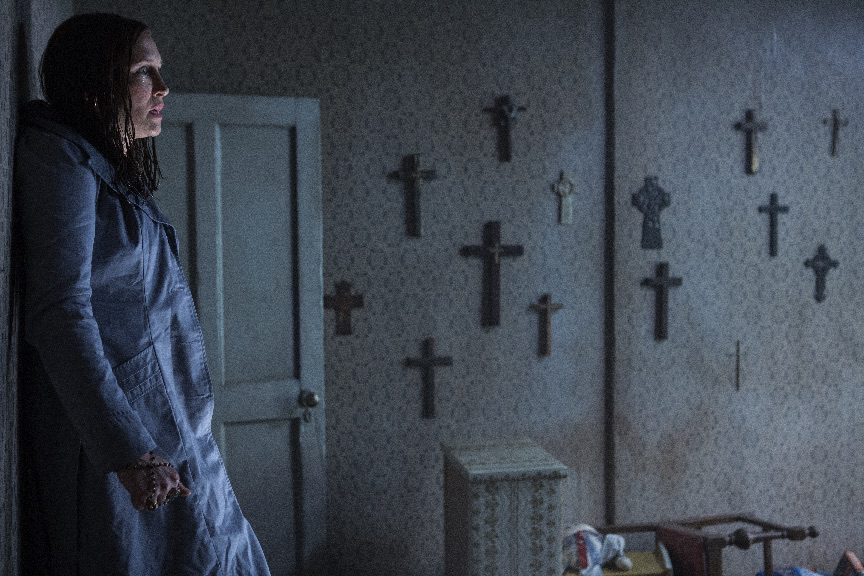 Lorraine (Vera Farmiga) finds herself in a disturbing room in "The Conjuring 2." (Warner Bros Pictures)