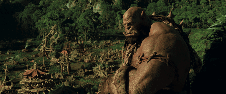 Orgrim Doomhamer (Robert Kazinsky) in "Warcraft: The Beginning." (United International Pictures)