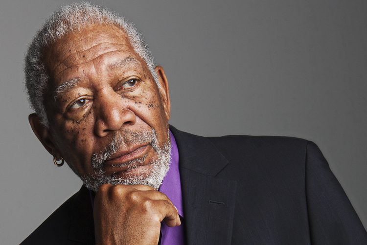 A pensive Morgan Freeman. (Salon)