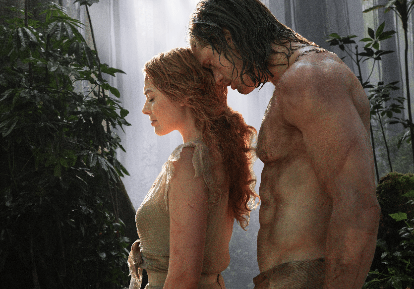 Tarzan (Alexander Skarsgård) and Jane (Margot Robbie) in "The Legend of Tarzan." (Golden Village Pictures)