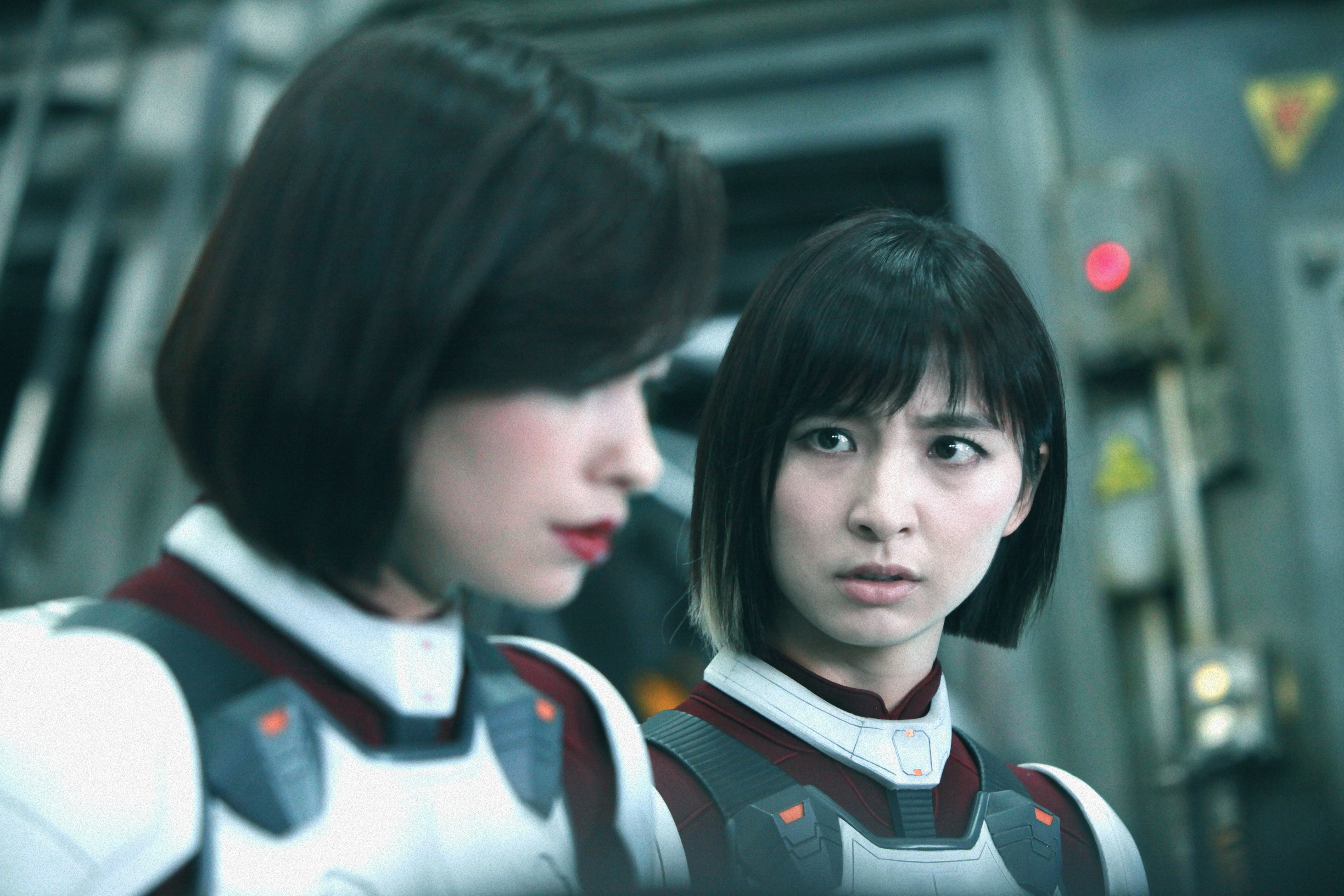 Mina (Eiko Koike) Sorae (Mariko Shinoda) in "Terraformars." (Warner Bros Singapore)
