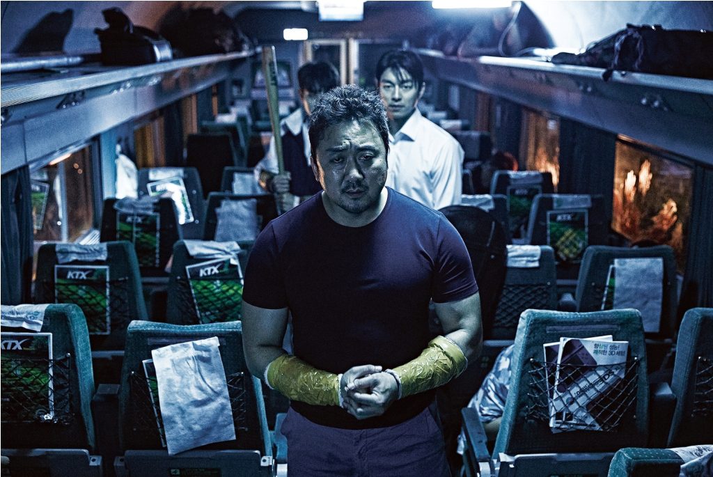 Sang-hwa (Ma Dong-seok) in "Train to Busan." (Golden Village Pictures)