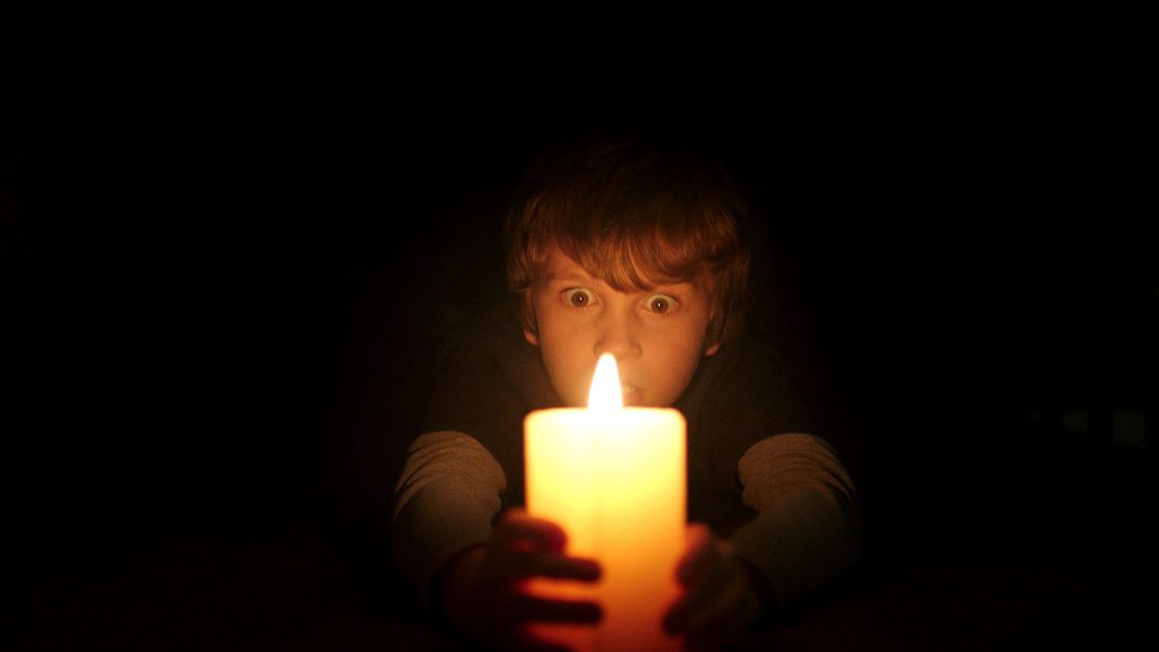 If Martin (Gabriel Bateman) had tachophobia in "Lights Out" then there would be no escape. (Warner Bros Pictures)