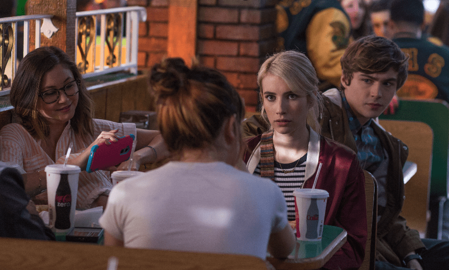 Vee (Emma Roberts) looks like she's just eaten a durian in "Nerve." (Shaw Organisation)