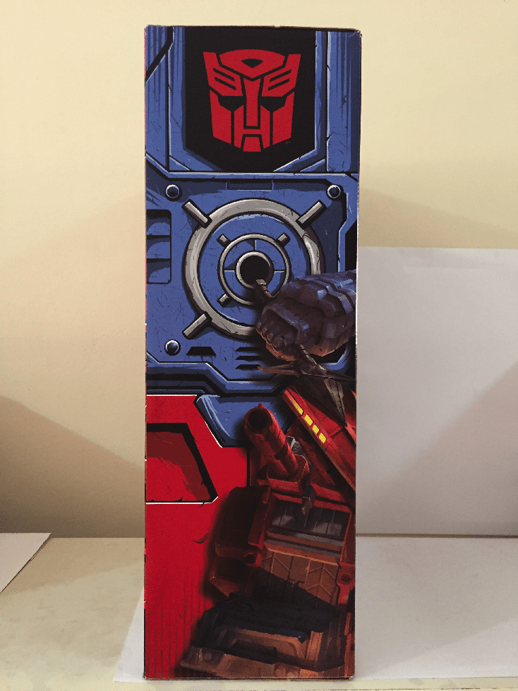 Packaging for SDCC Fortress Maximus.