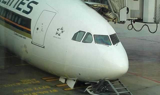 Collapsed plane. (AhTan Lor's Instagram Profile)