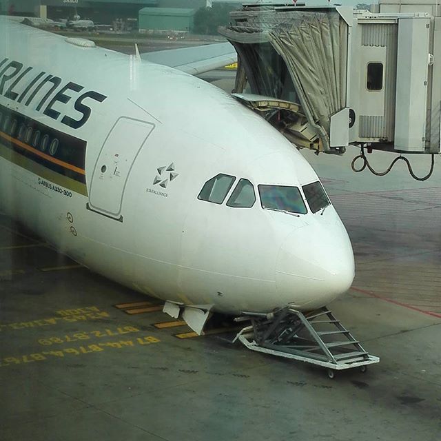 Collapsed plane. (AhTan Lor's Instagram Profile)