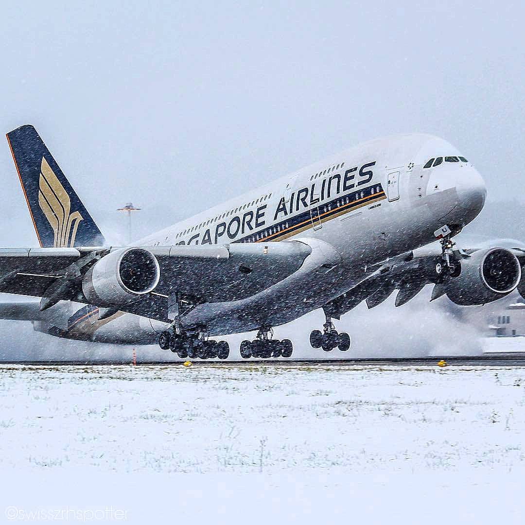 Cold flight. (Singapore Airlines Facebook Page)