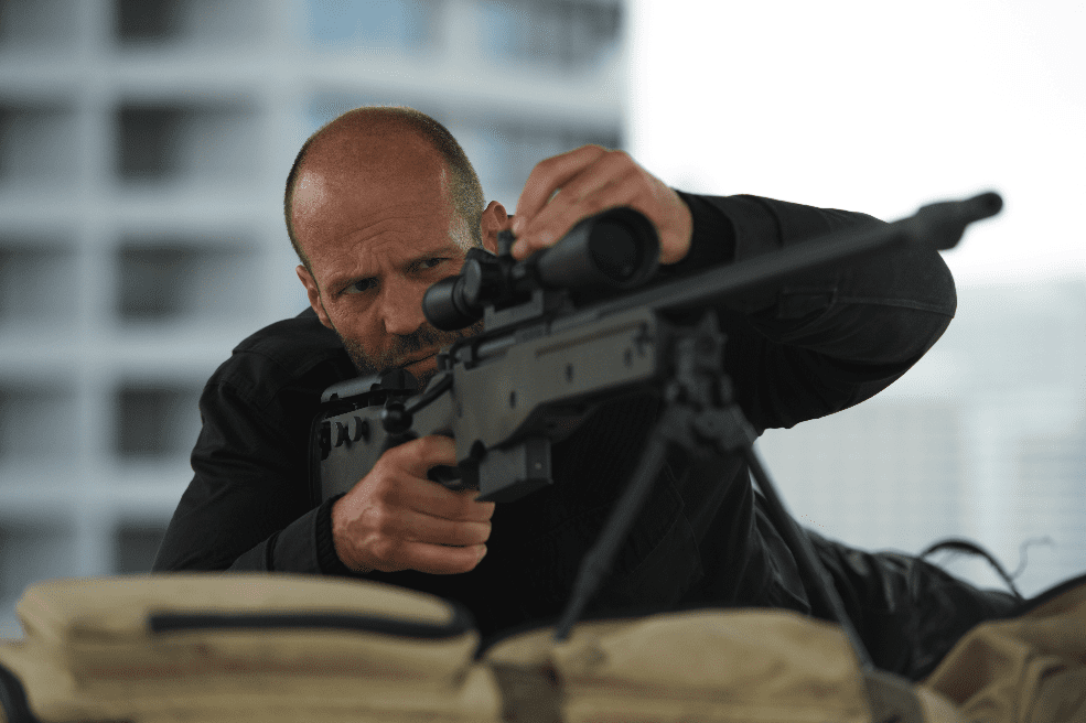 Bishop (Jason Statham) would be camping for Hello Kitty toys like a sniper. (Golden Village Pictures)