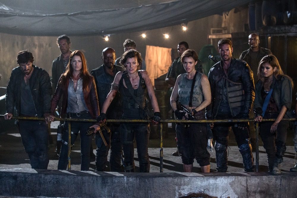 The cast assembles in Resident Evil: The Final Chapter. (Sony Pictures Releasing International)