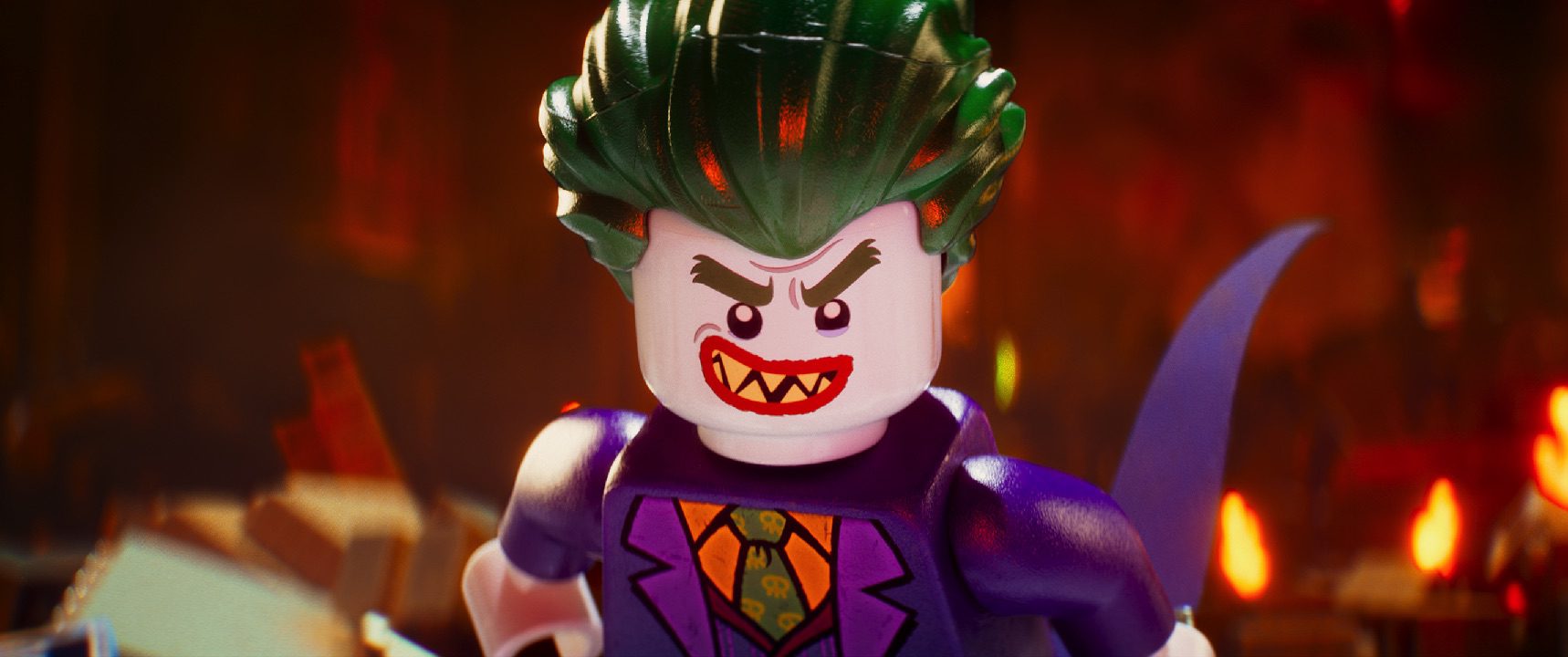 Joker (Zach Galifianakis) in The Lego Batman Movie. (Warner Bros Pictures)
