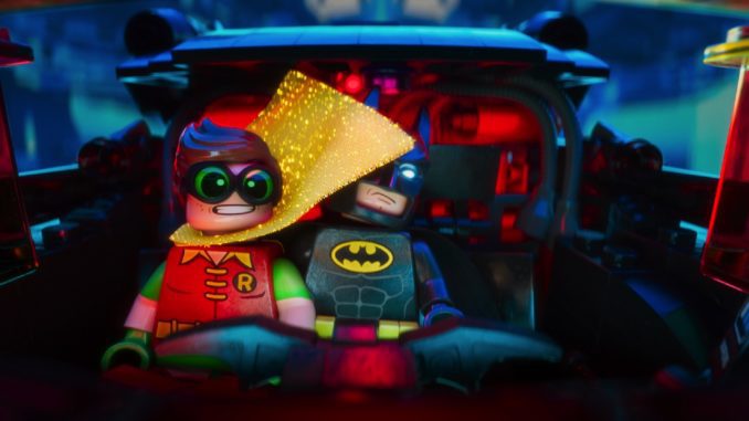 Batman (Will Arnett) and Robin (Michael Cera) in The Lego Batman Movie. (Warner Bros Pictures)