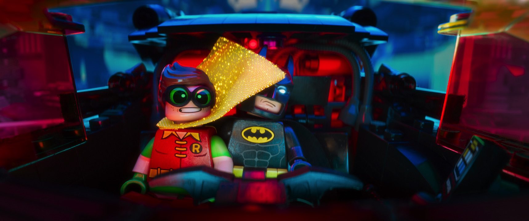 Batman (Will Arnett) and Robin (Michael Cera) in The Lego Batman Movie. (Warner Bros Pictures)