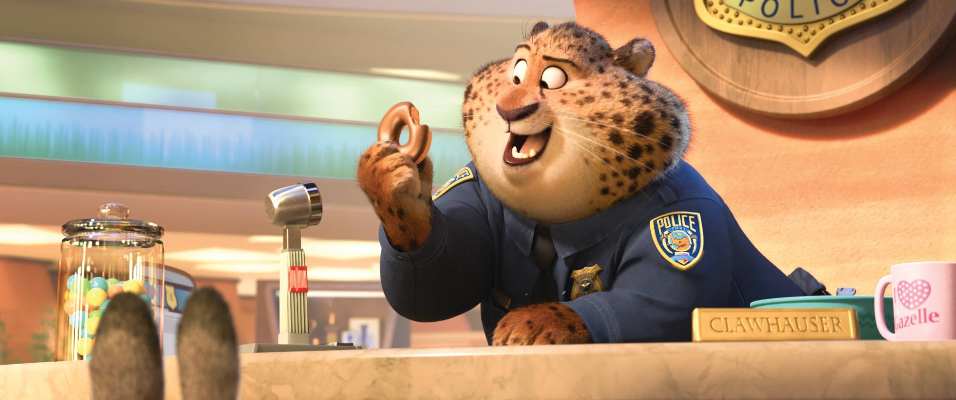Clawhauser from "Zootopia" (Zootopia Facebook Page)