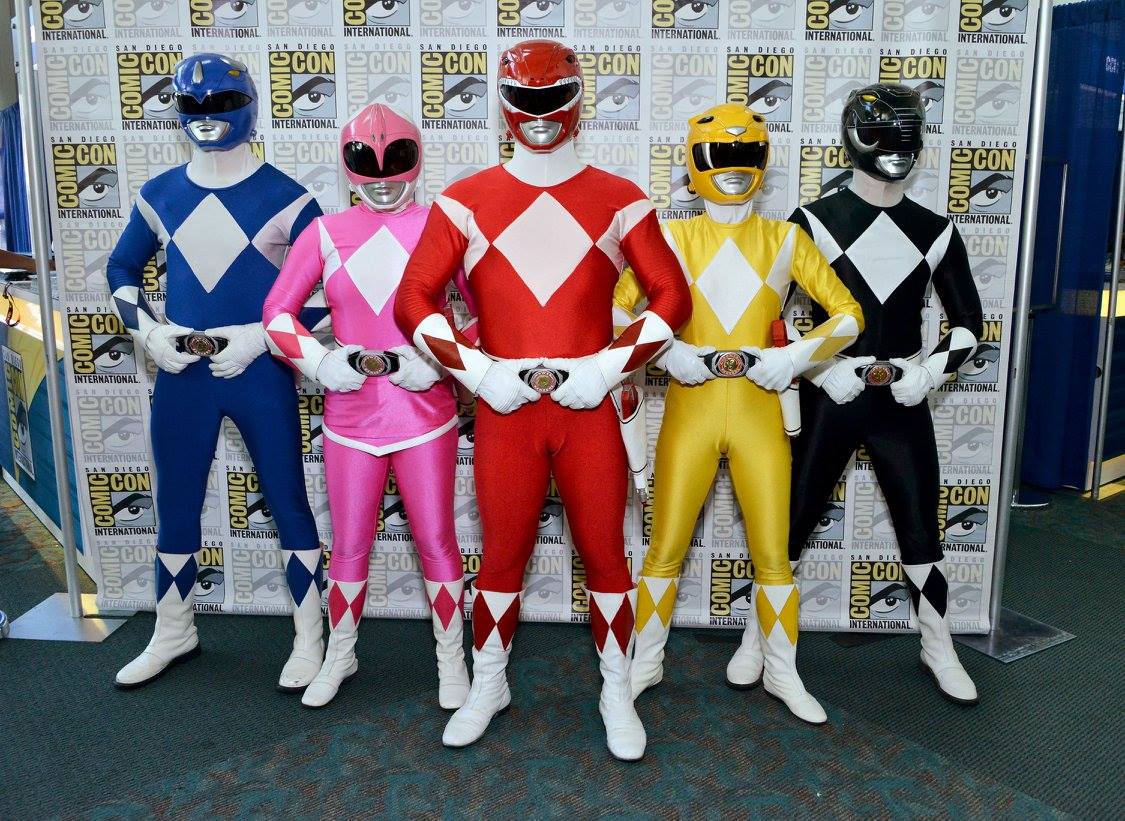 Power Rangers at SDCC 2016. (Power Rangers Facebook Page)
