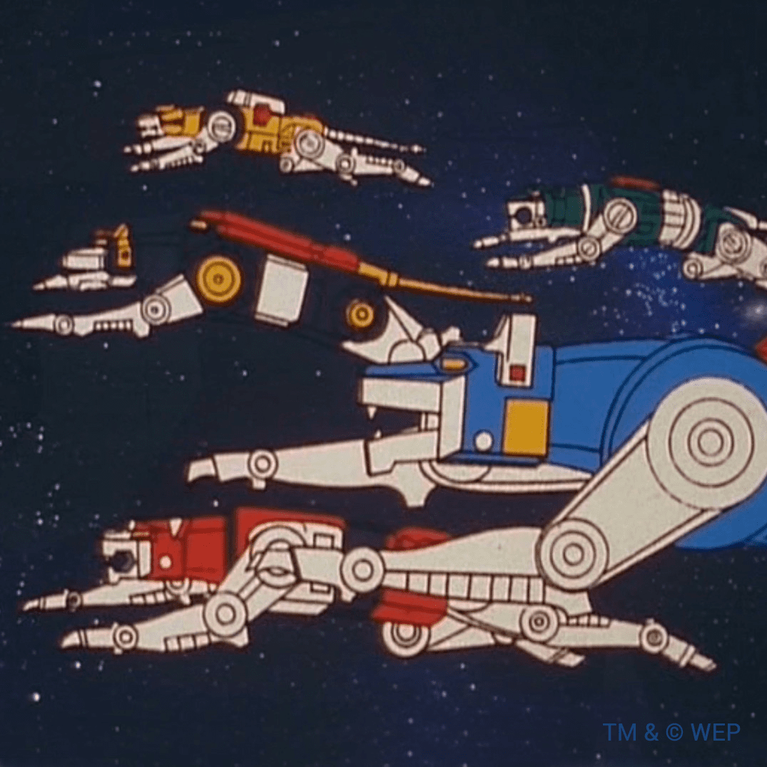 Robot lions from Voltron (Voltron Facebook Page)
