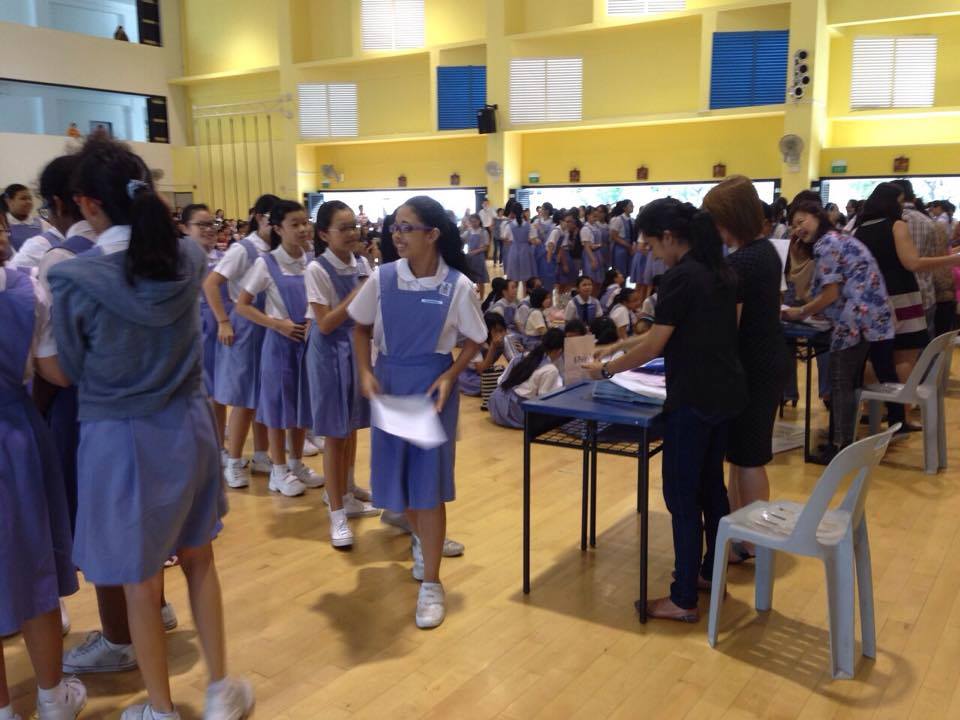 PSLE results day. (Channel NewsAsia Facebook Page)
