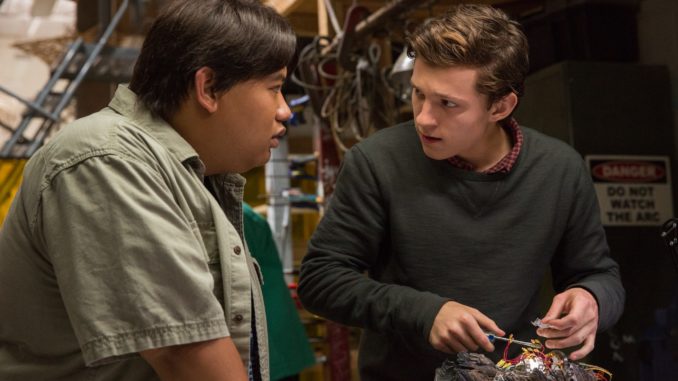 Ned (Jacob Batalon) and Peter (Tom Holland) in "Spider-Man: Homecoming". (Sony Pictures Releasing)