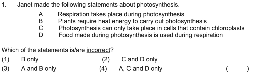 [Education] How to score full marks in the PSLE Science MCQ section ...