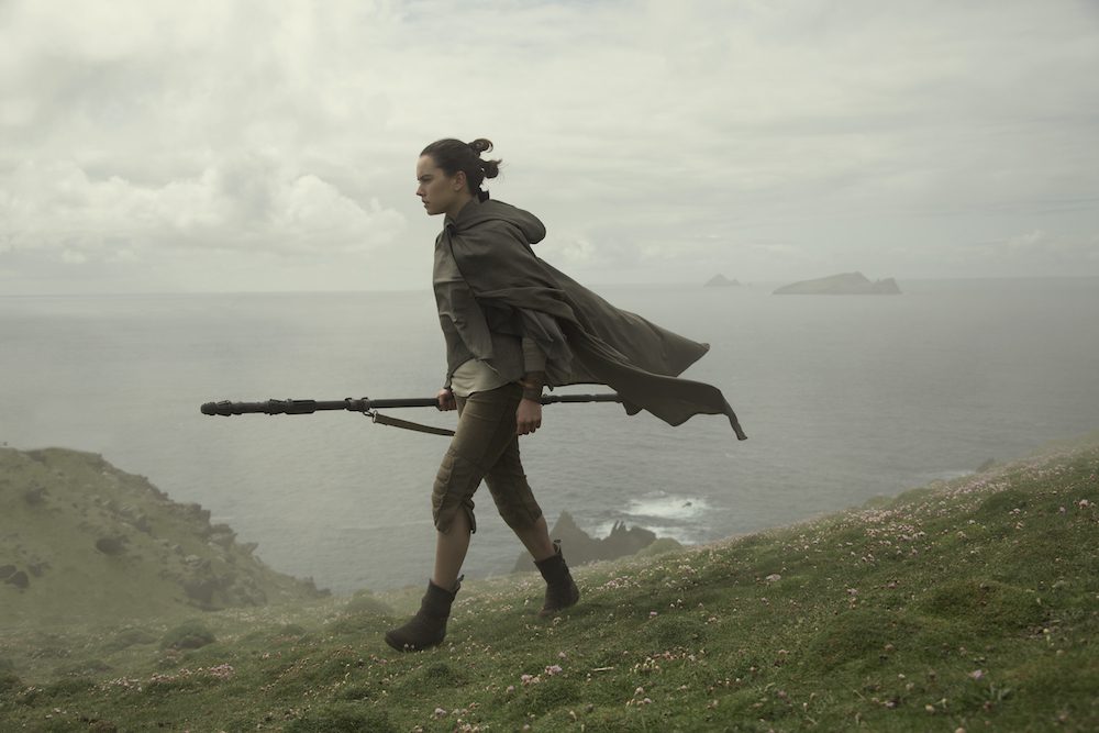 Rey (Daisy Ridley) in  "Star Wars: The Last Jedi" (Walt Disney Pictures)