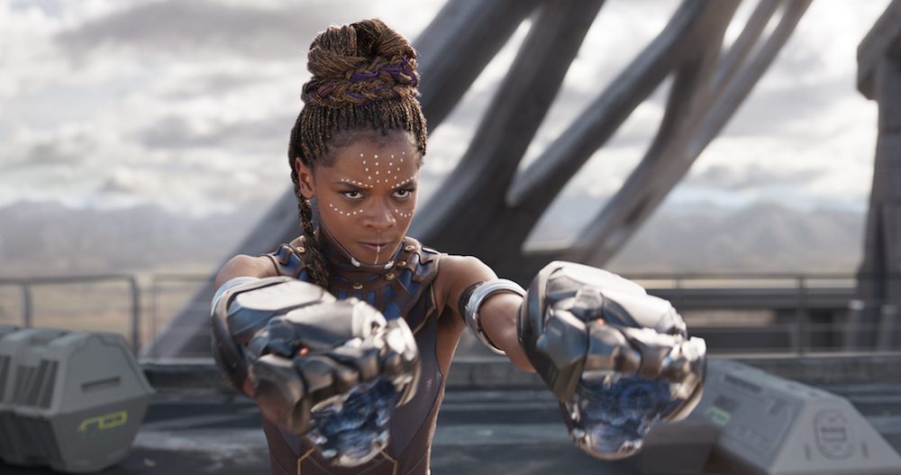 Marvel Studios’ BLACK PANTHER..Shuri (Letitia Wright)..Ph: Film Frame..©Marvel Studios 2018 Marvel Studios' BLACK PANTHER..Shuri (Letitia Wright)..Ph: Film Frame..©Marvel Studios 2018