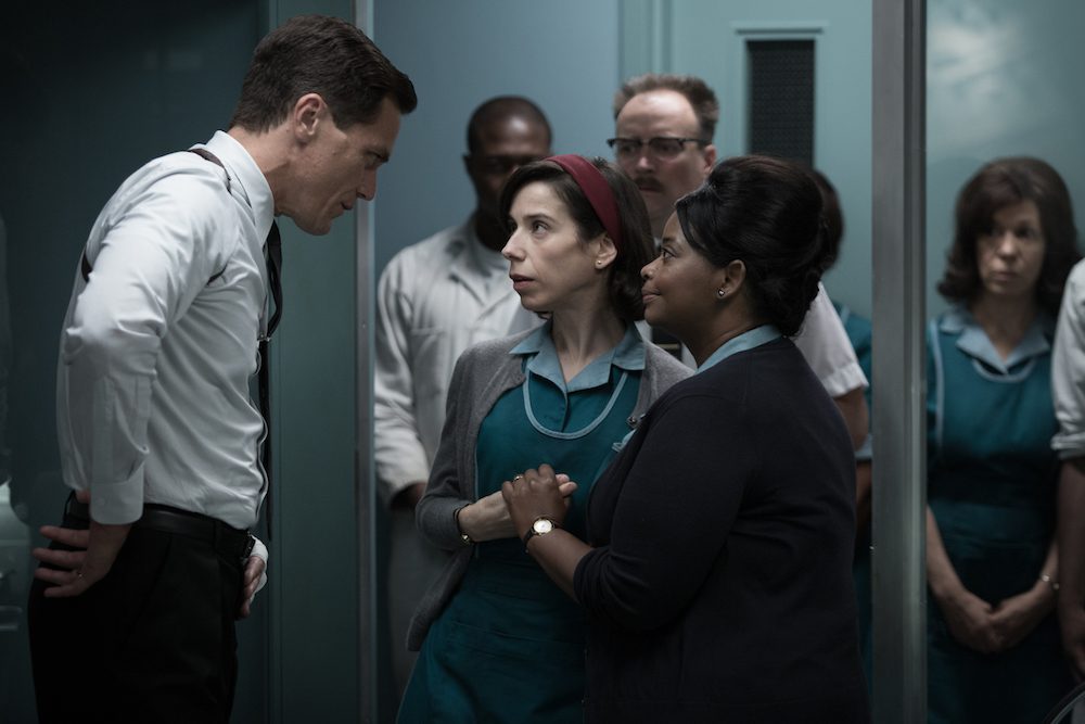 (From L-R) Michael Shannon, Sally Hawkins and Octavia Spencer in the film THE SHAPE OF WATER. (Twentieth Century Fox)