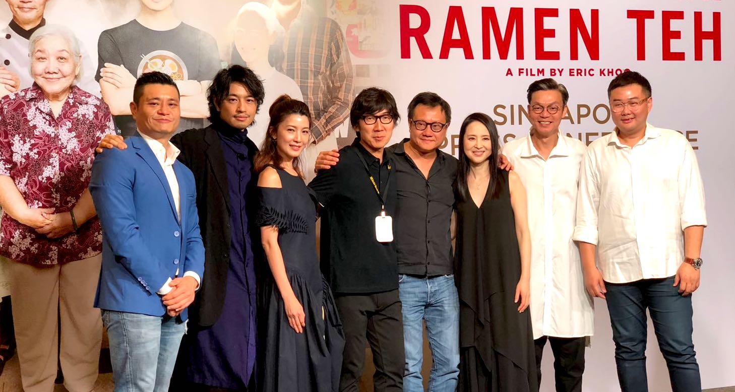 Cast and crew of "Ramen Teh".