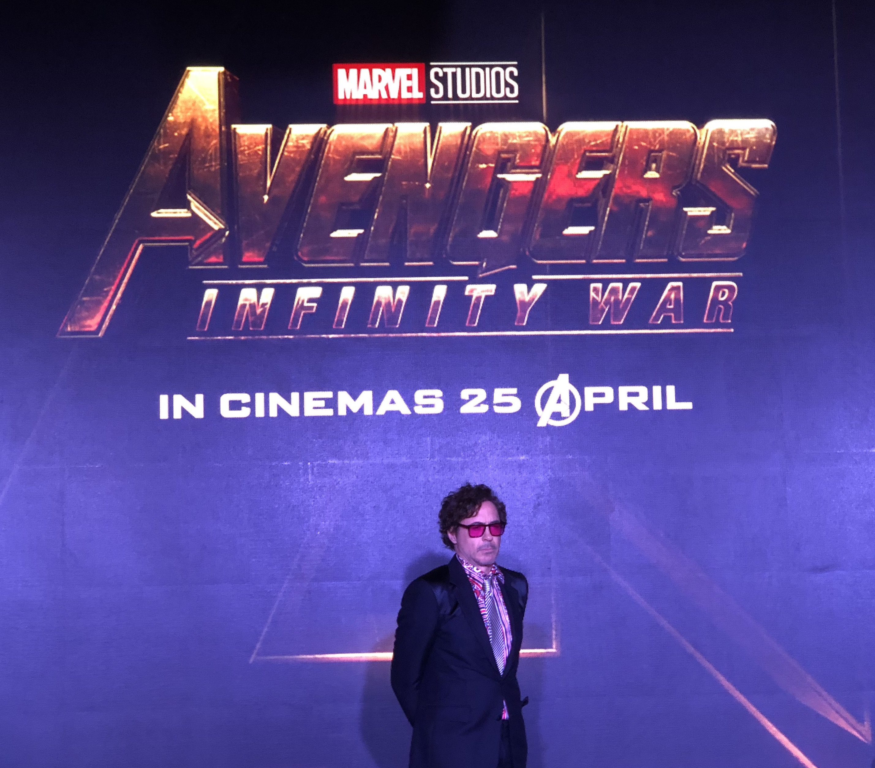 Robert Downey Jr., who plays Iron Man in “Avengers: Infinity War”.