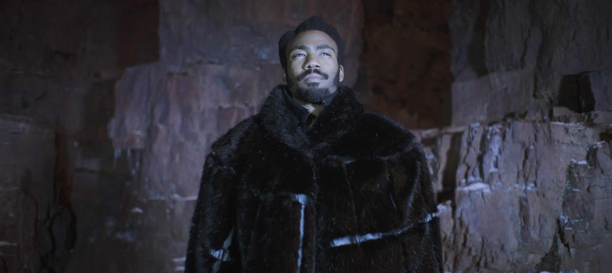 Donald Glover is Lando Calrissian in SOLO: A STAR WARS STORY. (Walt Disney Pictures)