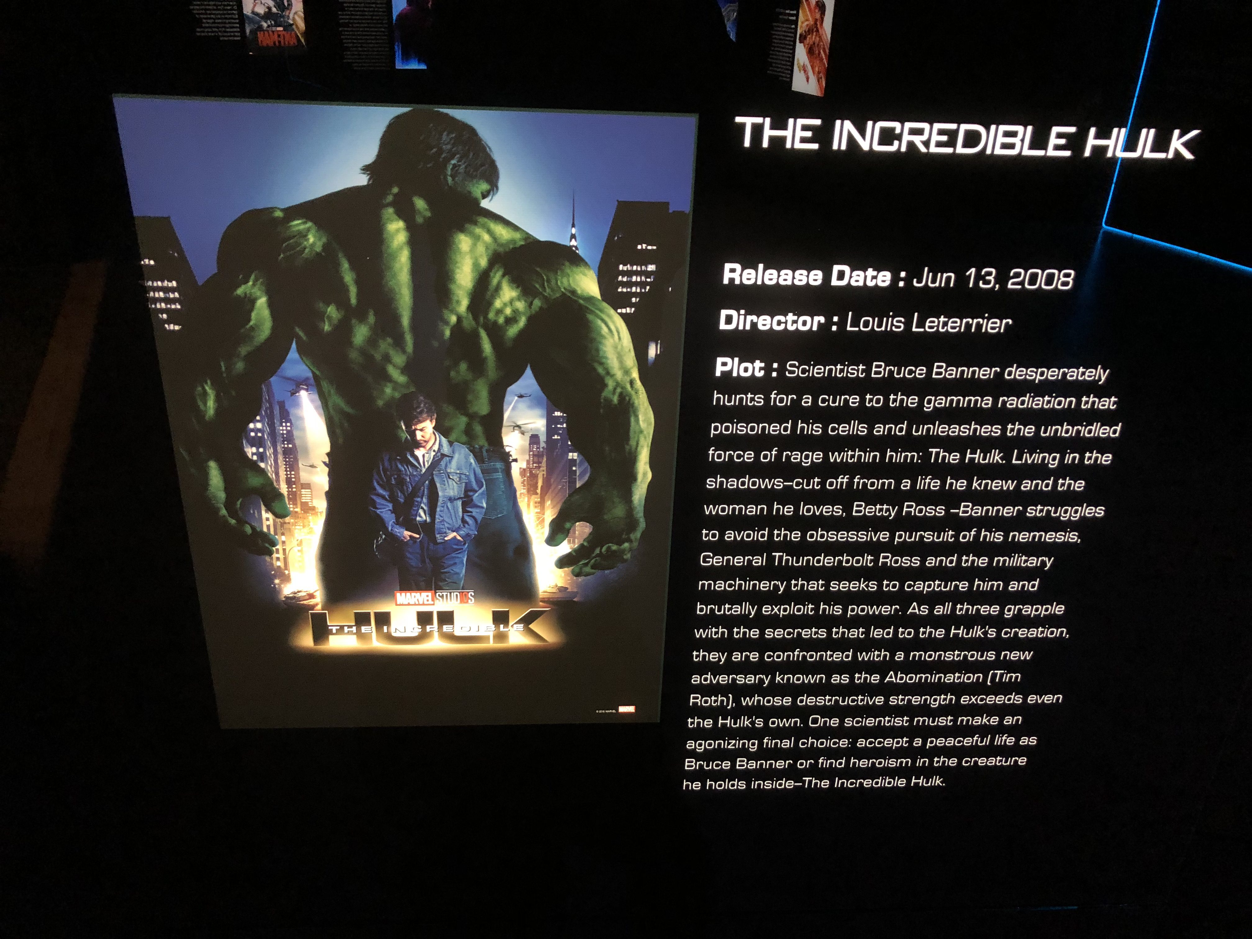 The Incredible Hulk.