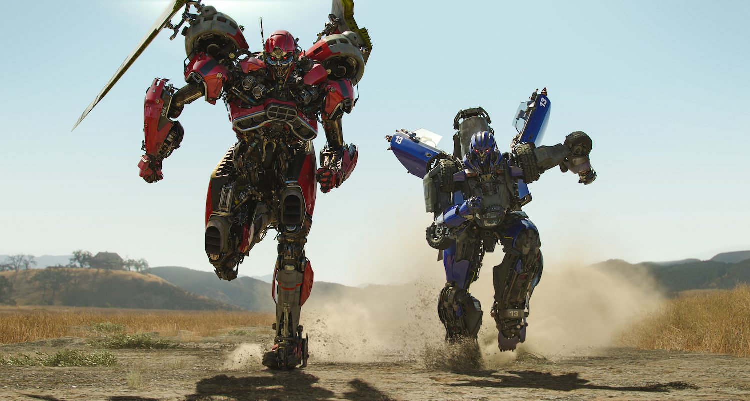 Left to right: Shatter and Dropkick in BUMBLEBEE, from Paramount Pictures.