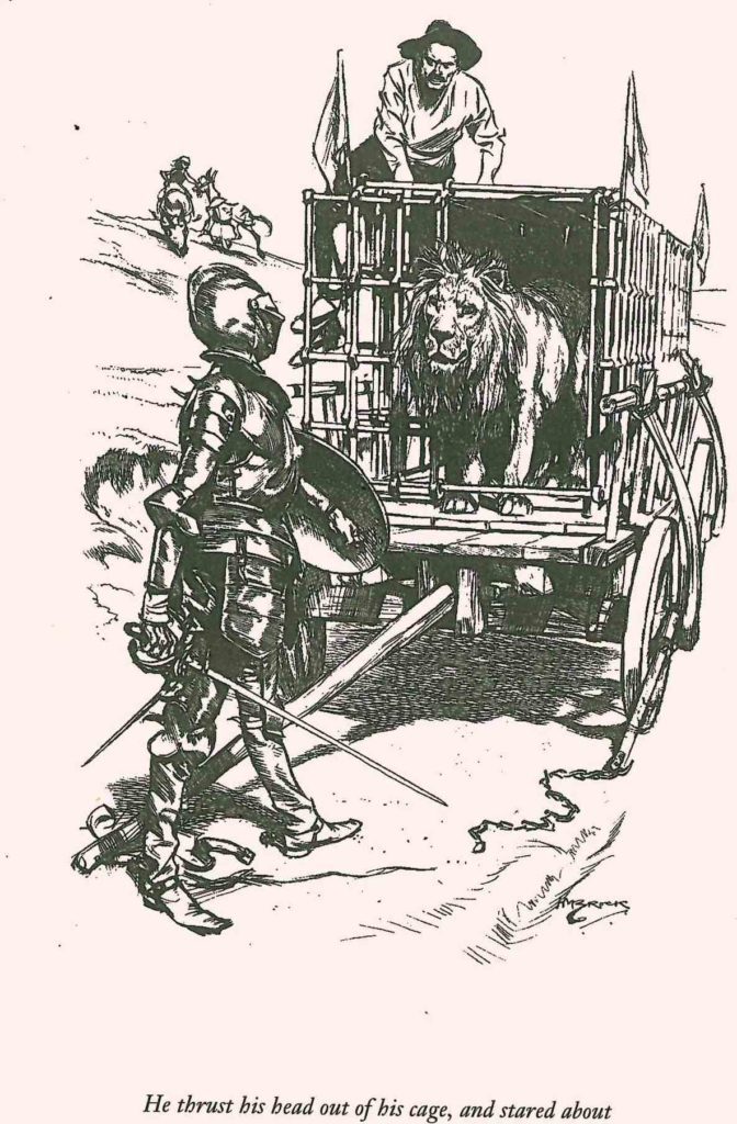Illustration from Don Quixote. 