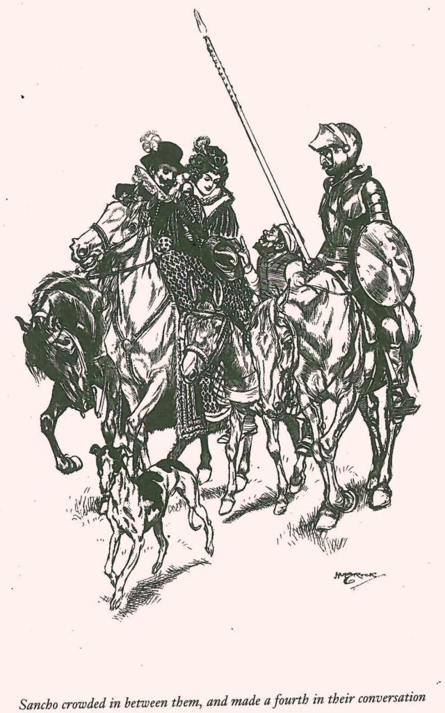 Illustration from Don Quixote. 