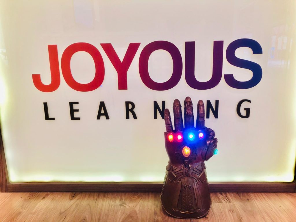 The Infinity Gauntlet at Joyous Learning.