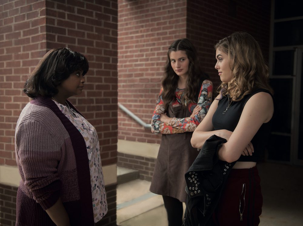 (from left) Sue Ann (Octavia Spencer), Maggie (Diana Silvers) and Haley (McKaley Miller) in Ma, directed by Tate Taylor.