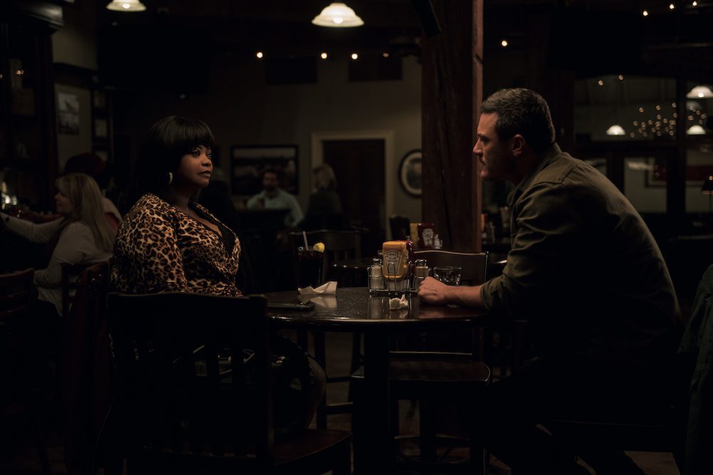 (from left) Sue Ann (Octavia Spencer) and Ben (Luke Evans) in Ma, directed by Tate Taylor.