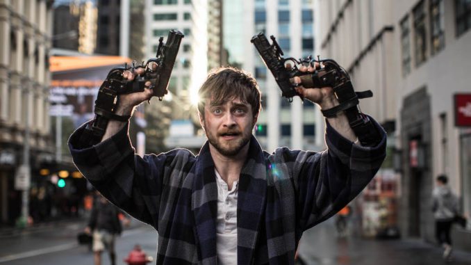 Daniel Radcliffe as Miles in Guns Akimbo. (Golden Village Pictures)