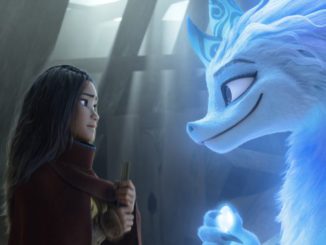 Raya seeks the help of the legendary dragon, Sisu. Seeing what’s become of Kumandra, Sisu commits to helping Raya fulfill her mission in reuniting the lands. Featuring Kelly Marie Tran as the voice of Raya and Awkwafina as the voice of Sisu, Walt Disney Animation Studios’ “Raya and the Last Dragon” will be in theaters and on Disney+ with Premier Access on March 5, 2021. © 2021 Disney. All Rights Reserved.