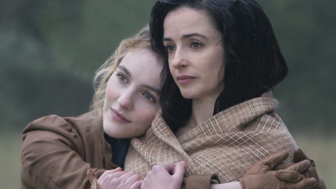 Laura Donnelly as Amalia True and Ann Skelly as Penance Adair in The Nevers. (HBO)