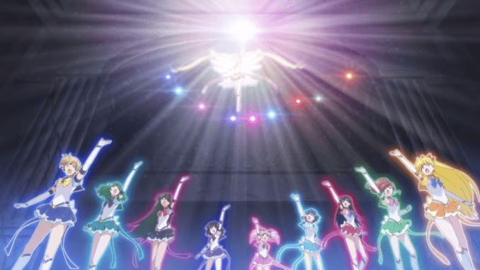 The Sailors unite in Pretty Guardian Sailor Moon Eternal: The Movie.