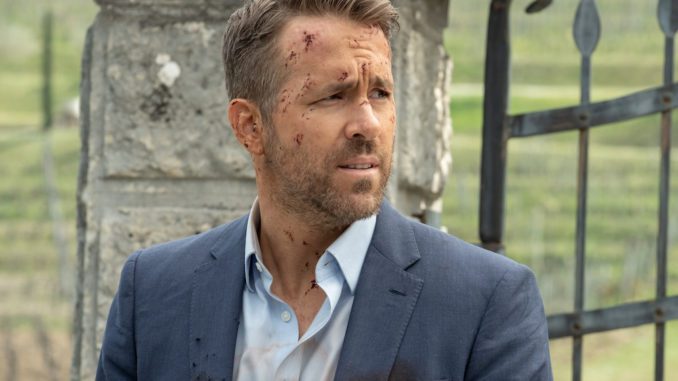 Ryan Reynolds as Michael Bryce in Hitman's Wife's Bodyguard. (PHOTO: Golden Village Pictures)
