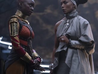 Danai Gurira as Okoye and Angela Bassett as Ramonda in Black Panther: Wakanda Forever. (Image: Marvel Studios)
