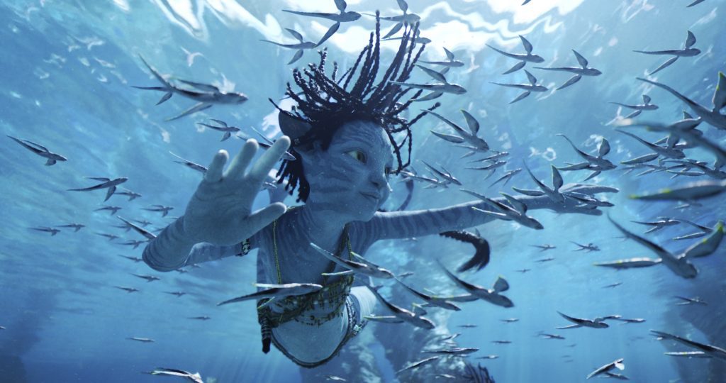 Tuk (Trinity Jo-Li Bliss in Avatar: The Way of Water. (IMAGE: 20th Century Studios)