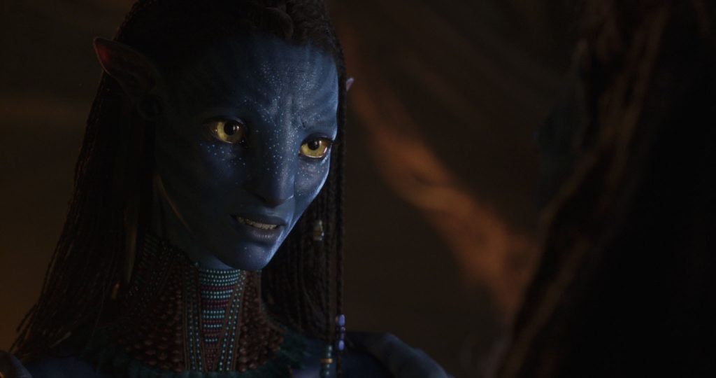 Neytiri (Zoe Saldaña) in Avatar: The Way of Water. (IMAGE: 20th Century Studios)