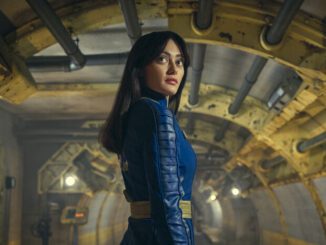Ella Purnell is Lucy in Fallout. (Credit: Amazon Prime Video)
