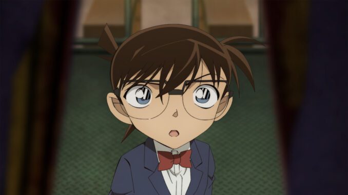 Conan Edogawa (Minami Takayama)in Detective Conan: The Million-dollar Pentagram. (Credit: Odex & Toho)