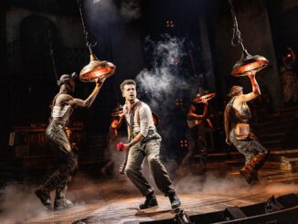 Orpheus (Jordan Fisher) in Hadestown. (Credit: Hadestown website)